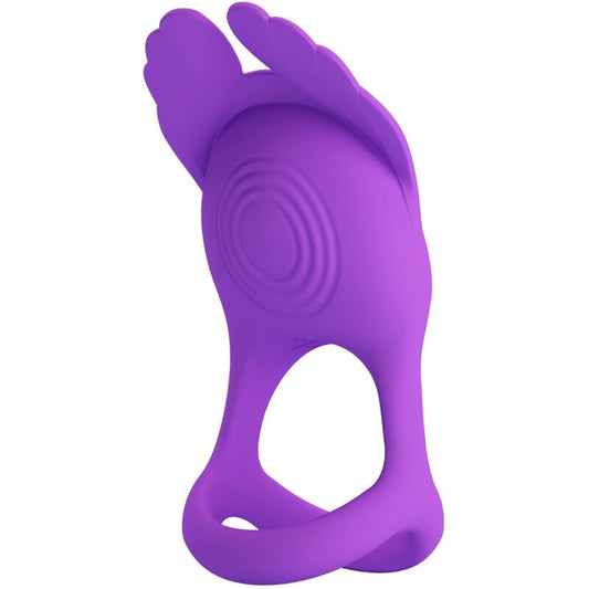 PRETTY LOVE - SILAS VIBRATING RING 7 VIBRATIONS LILAC SILICONE