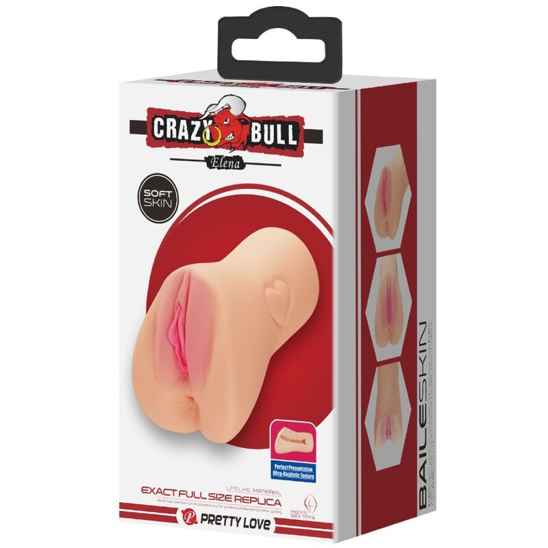 CRAZY BULL - MASTUBADADOR EM FORMA DE VAGINA ELENA