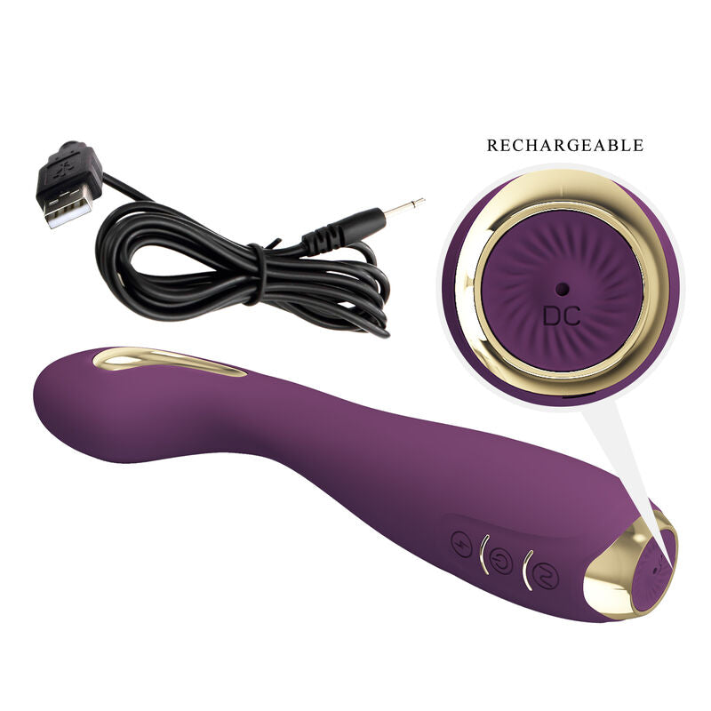 PRETTY LOVE - HECTOR VIBRADOR ELECTROSHOCK POR CONTROL POR APP LILA