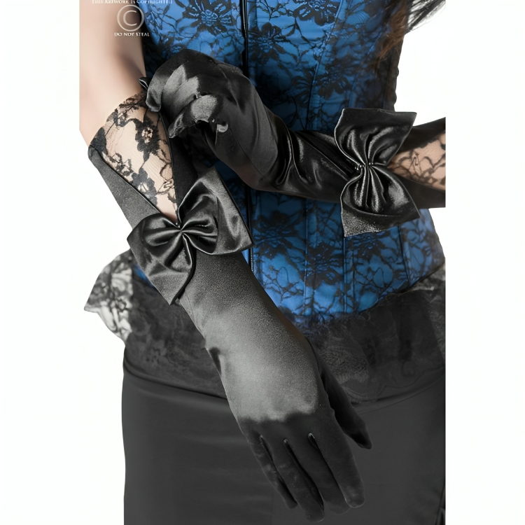 CHILIROSE - CR 3252 BLACK GLOVES