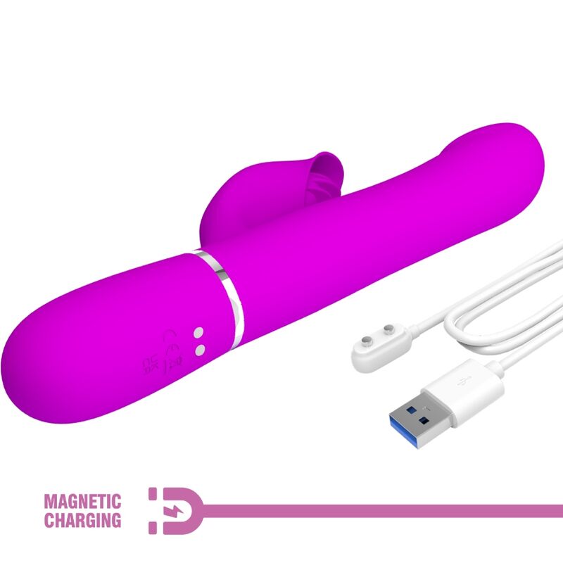 PRETTY LOVE - VIOLET PEARL RABBIT VIBRATOR