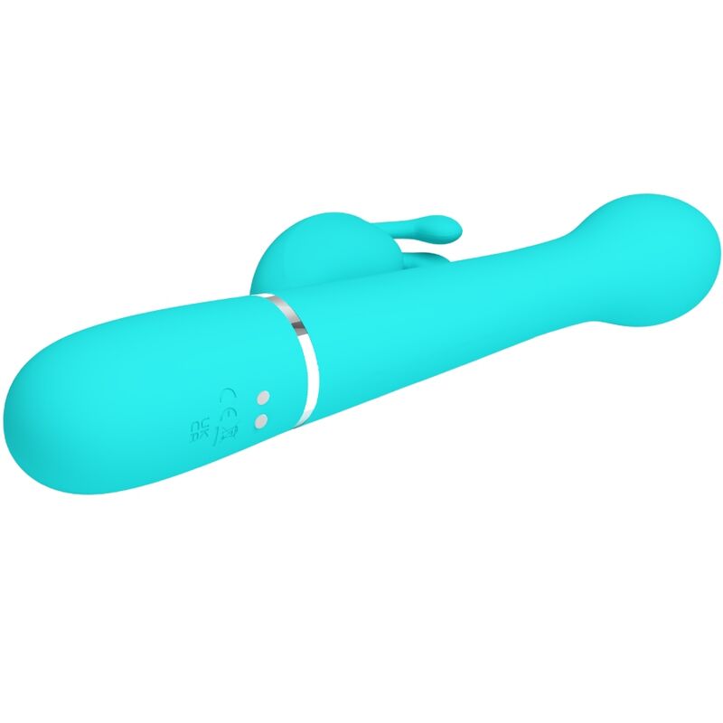 PRETTY LOVE - DEJON 3 IN 1 MULTIFUNCTION RABBIT VIBRATOR WATER GREEN