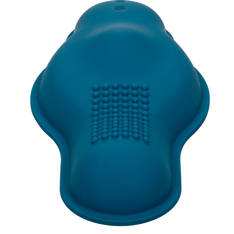 CALEXOTICS - RIDER DUAL MOTOR MASSAGER CONTROLE REMOTO AZUL