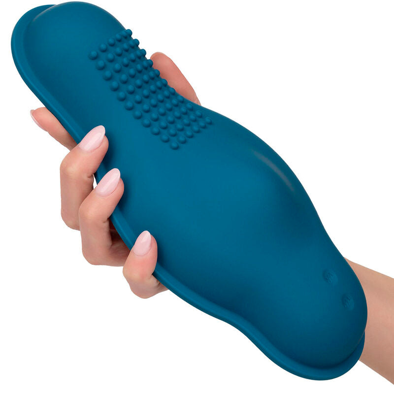 CALEXOTICS - RIDER DUAL MOTOR MASSAGER CONTROLE REMOTO AZUL