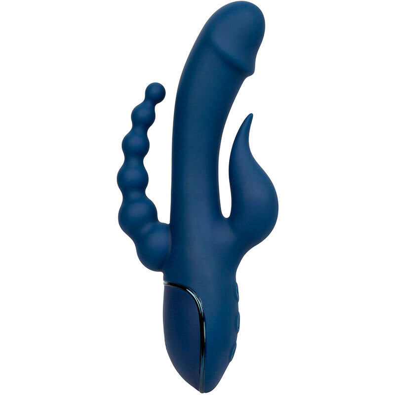 CALEXOTICS - TRIPLE ORGASM BLUE VIBRATOR