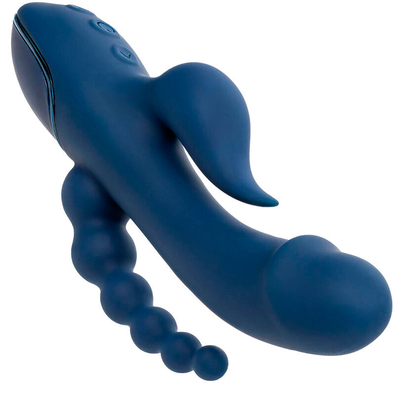 CALEXOTICS - VIBRADOR TRIPLO ORGASMO AZUL