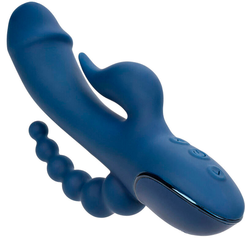 CALEXOTICS - VIBRADOR TRIPLO ORGASMO AZUL