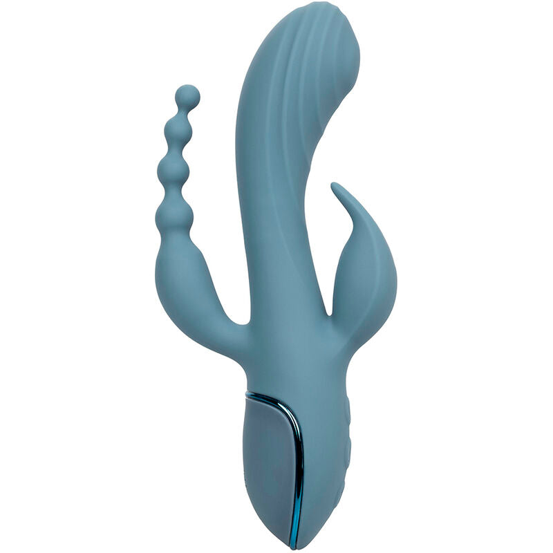 CALEXOTICS - VIBRADOR TRIPLO ECSTASY CINZA