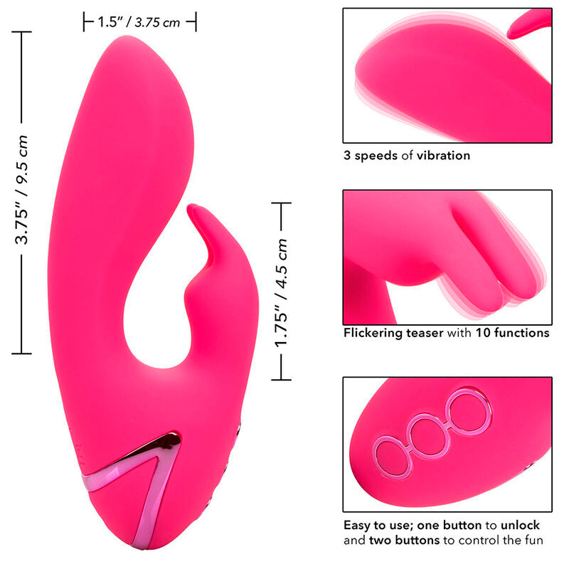 CALEXOTICS - SO. CAL SUSHINE VIBRATOR RABBIT FUCHSIA BY CALIFORNIA DREAMING