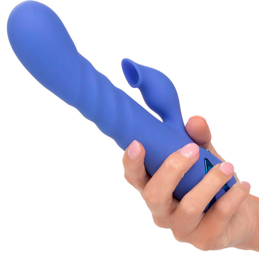 CALEXOTICS - LA LOVE VIBRADOR E SUCKER AZUL DA CALIFORNIA DREAMING