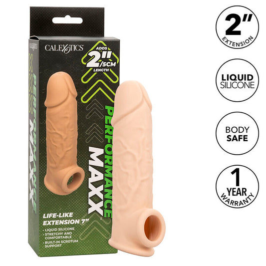 CALEXOTICS - PERFORMANCE MAXX REALISTIC EXTENSION 7 LIGHT SKIN