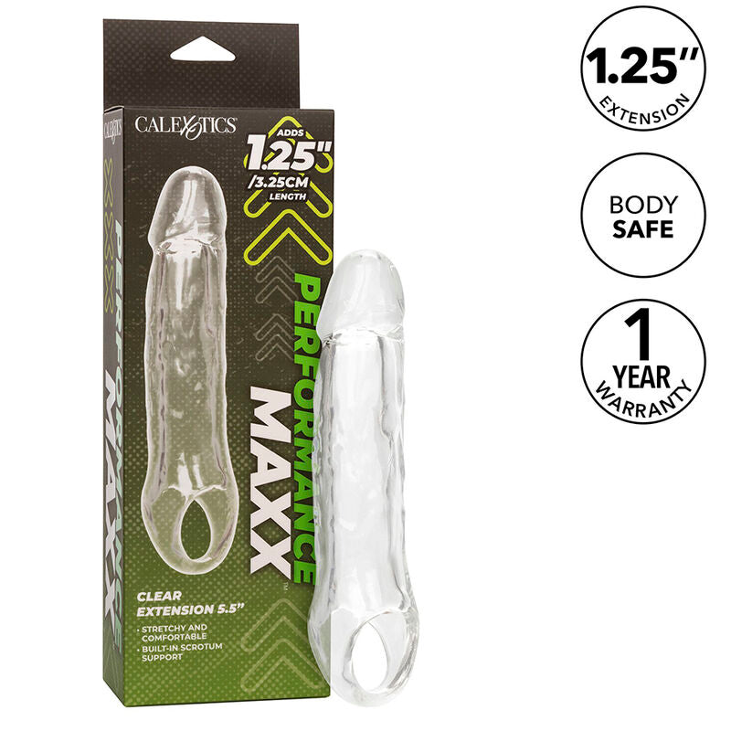 CALEXOTICS - PERFORMANCE MAXX EXTENSION CLEAR 5.5 TRANSPARENT