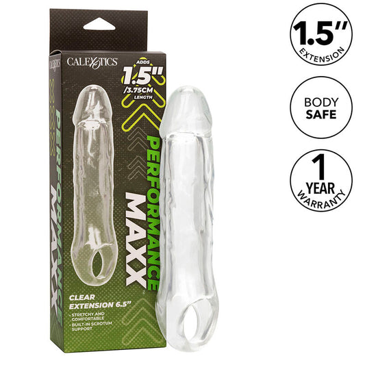 CALEXOTICS - PERFORMANCE MAXX EXTENSÃO CLEAR 6.5 TRANSPARENTE