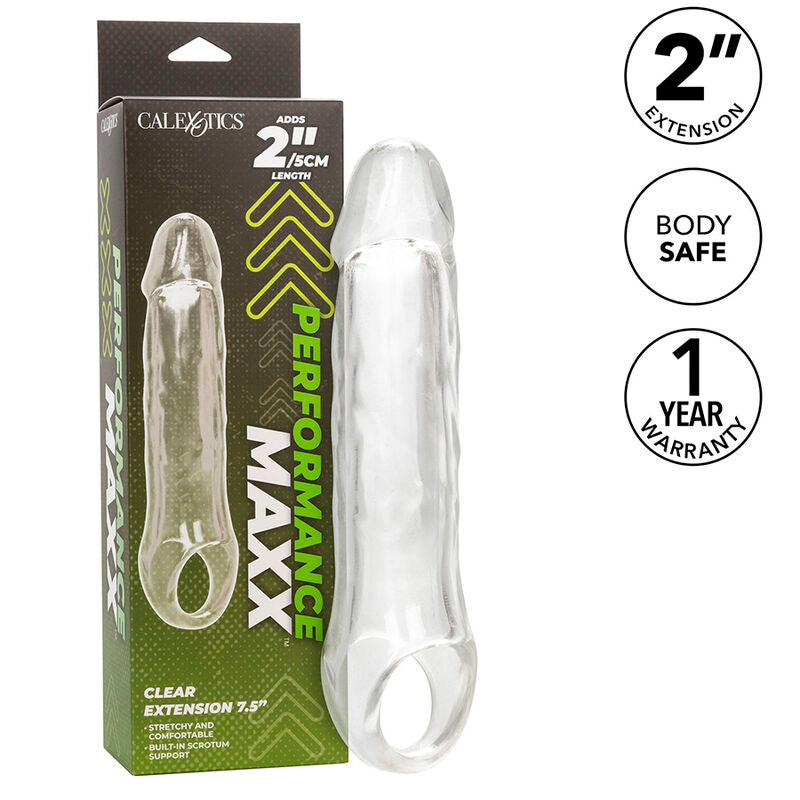 CALEXOTICS - PERFORMANCE MAXX EXTENSION CLEAR 7.5 TRANSPARENT