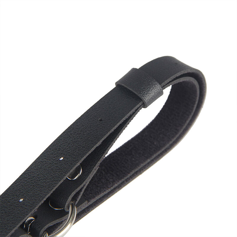 SUBBLIME - BLACK LEATHER BELT SHAPED HARNESS ONE SIZE