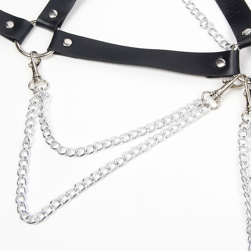 SUBBLIME - HARNESS BRA CHAIN ​​DETAIL ONE SIZE