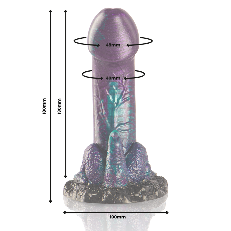 EPIC - BASILISK DUPLO PRAZER DILDO TAMANHO PEQUENO