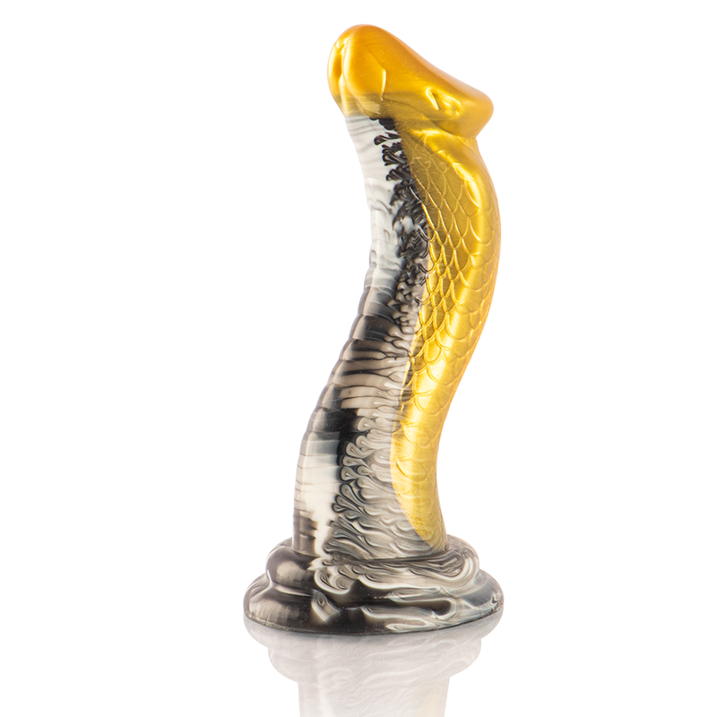 ÉPICO - DILDO DRAKON COBRA AMARELO