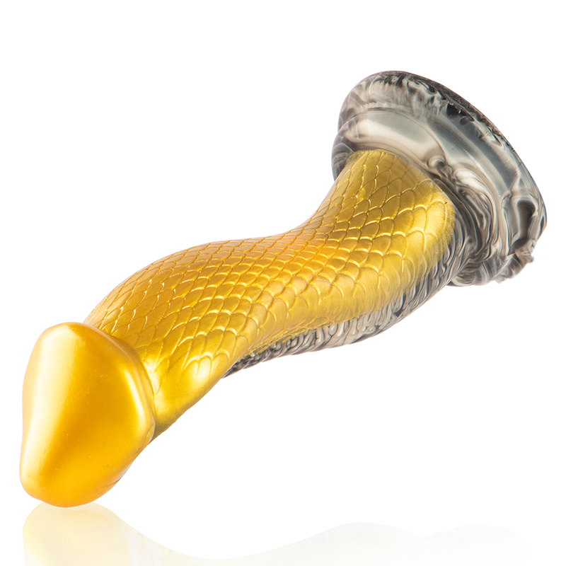 ÉPICO - DILDO DRAKON COBRA AMARELO