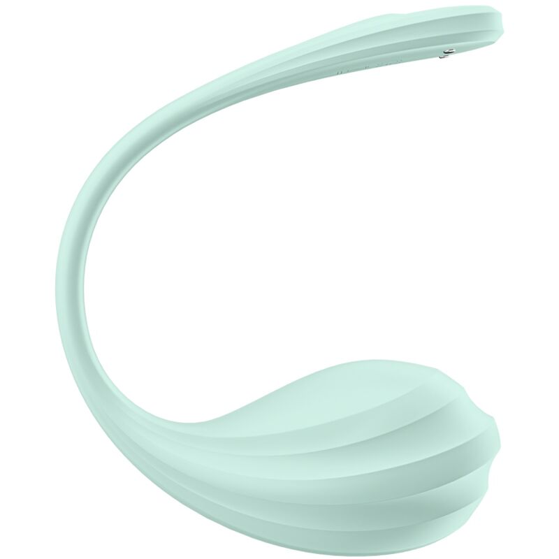 SATISFYER - ESTIMULADOR DE PONTO G SMOOTH PETAL VERDE ÁGUA APLICATIVO GRATUITO