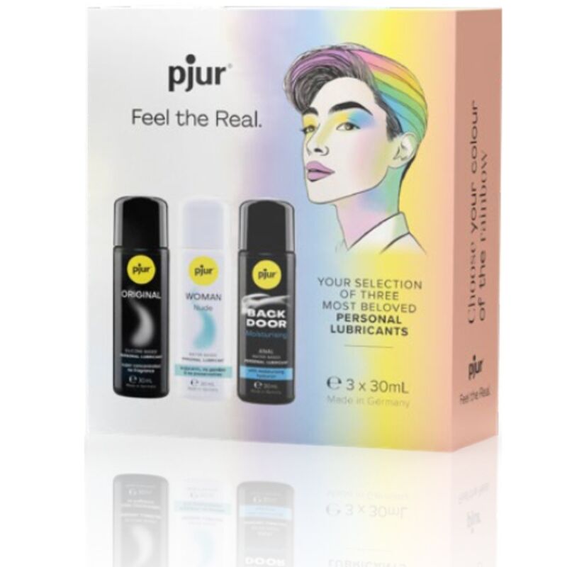 PJUR - PRIDE SET LUBRIFICANTES PREMIUM 3 X 30 ML