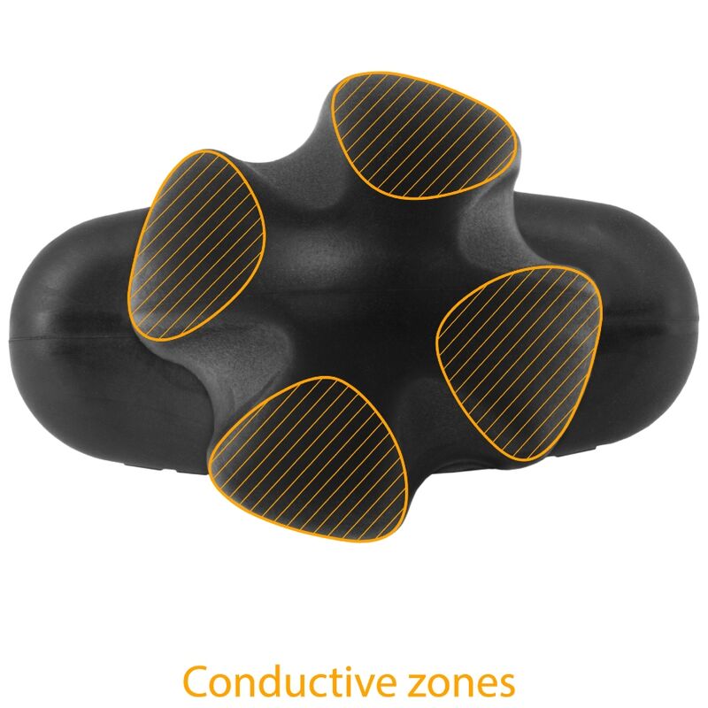 ELECTRASTIM - TARTARUS QUADROPOLAR SILICONE ANAL PLUG BLACK