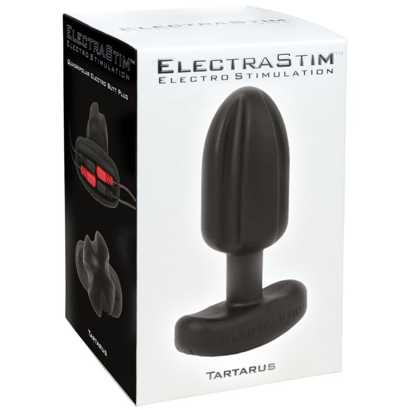 ELECTRASTIM - TARTARUS QUADROPOLAR SILICONE ANAL PLUG BLACK