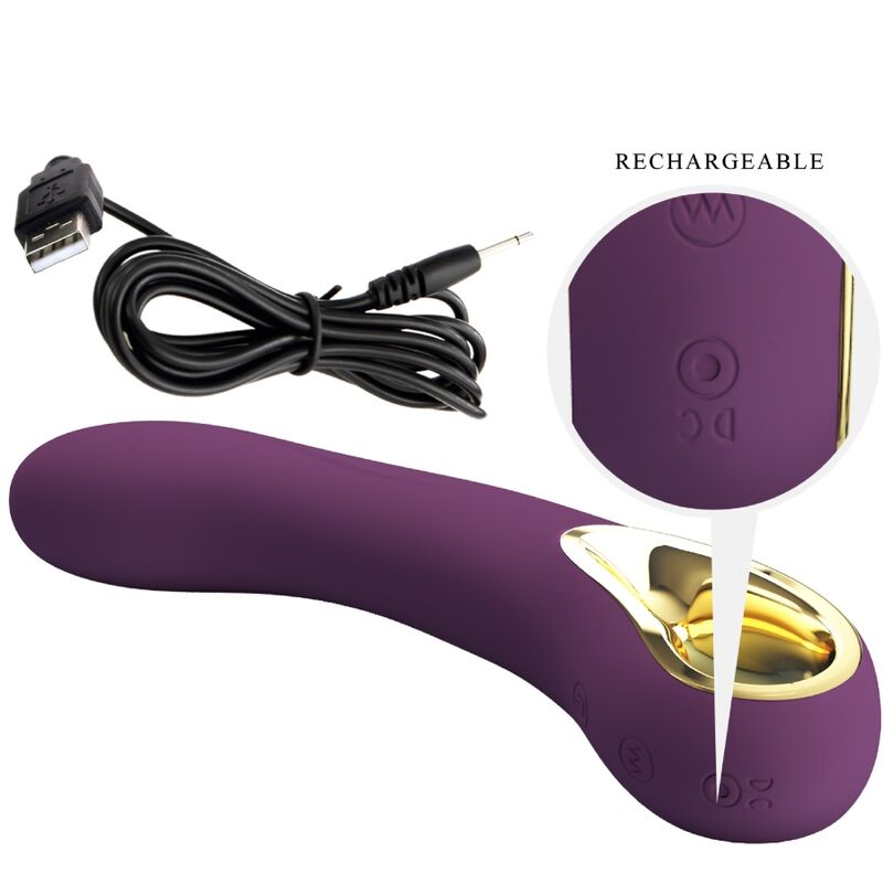 PRETTY LOVE - VIBRADOR RECARREGÁVEL ETHAN LILAC