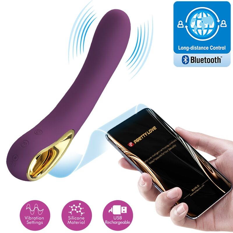 PRETTY LOVE - VIBRADOR RECARREGÁVEL ETHAN LILAC