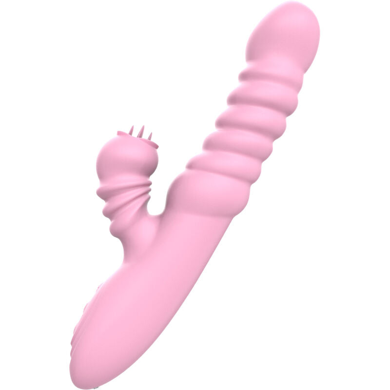 ARMONY - MULTIFUNCTION VIBRATOR WITH STIMULATING TONGUE AND HEAT EFFECT PINK