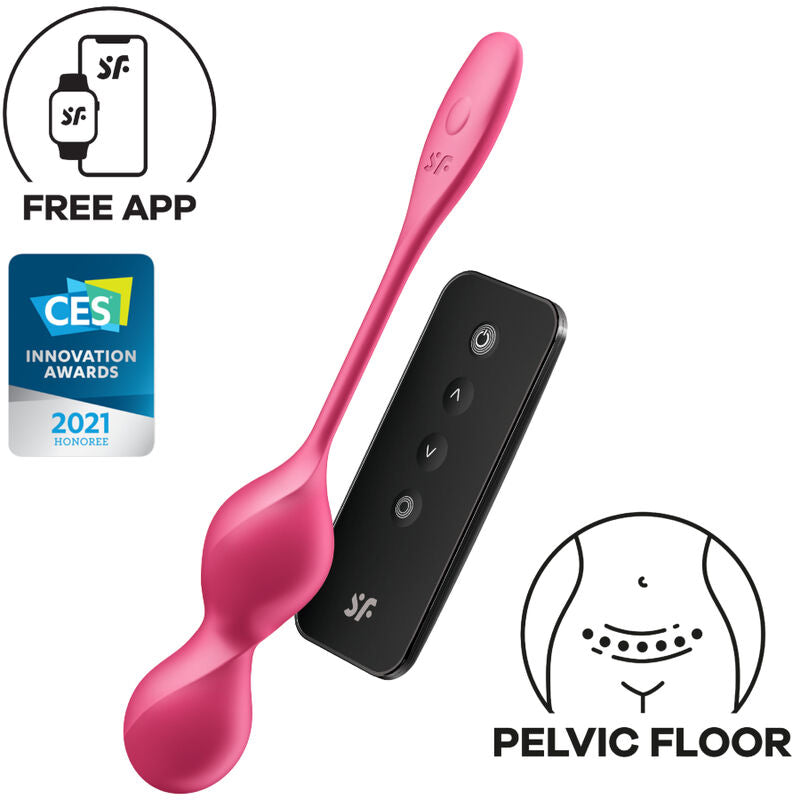 SATISFYER - LOVE BIRDS 2 BOLAS KEGEL VIBRATÓRIAS + APLICATIVO GRATUITO