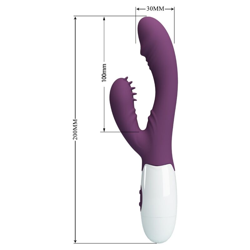 PRETTY LOVE - ANDRE RABBIT VIBRATOR &amp; PURPLE G-SPOT STIMULATOR