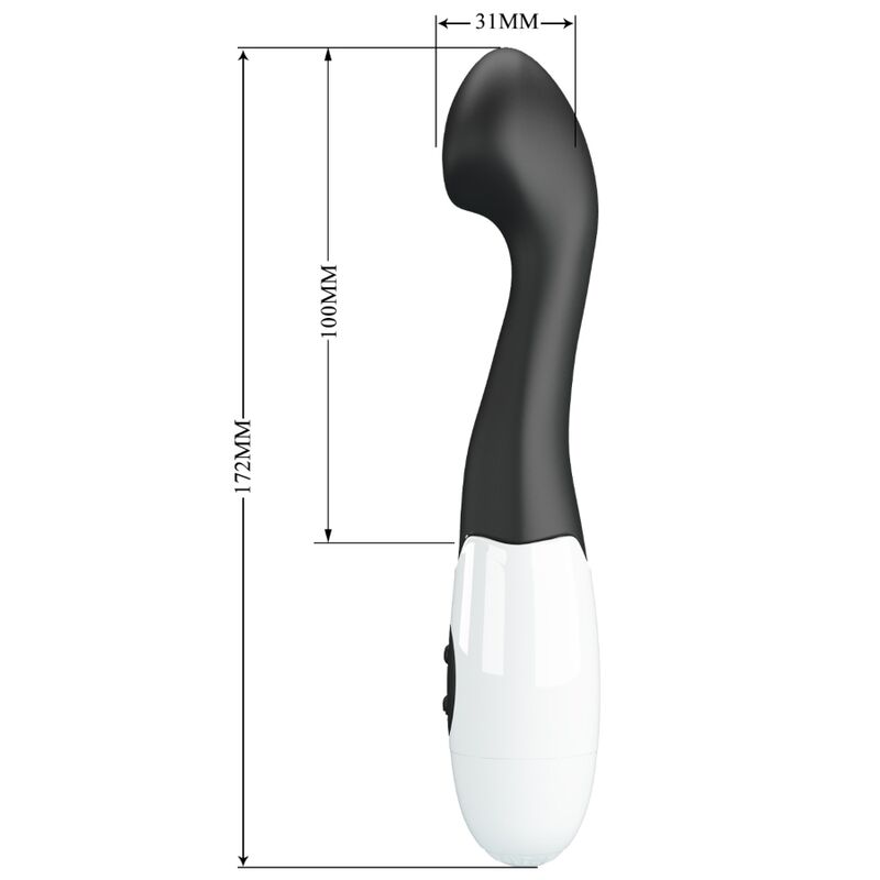 PRETTY LOVE - CHARLES G-SPOT VIBRADOR 30 MODOS PRETO