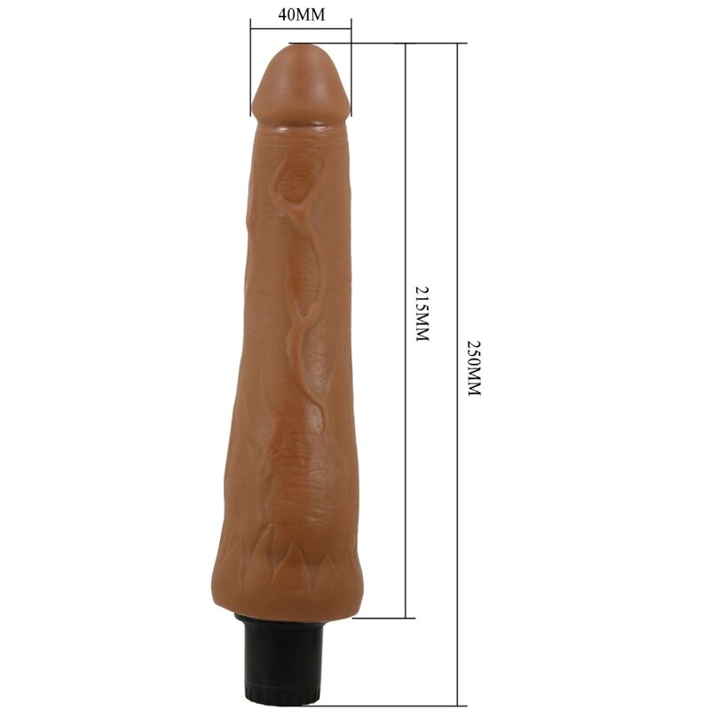 PRETTY LOVE - VIBRADOR REALISTA ALFREDO 21,5 CM -OU- 4 CM