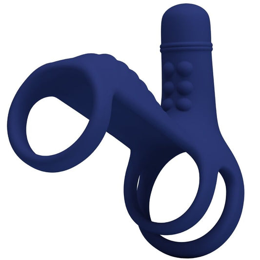 PRETTY LOVE - ELISH VIBRATING RING WITH BLUE EXTENSION