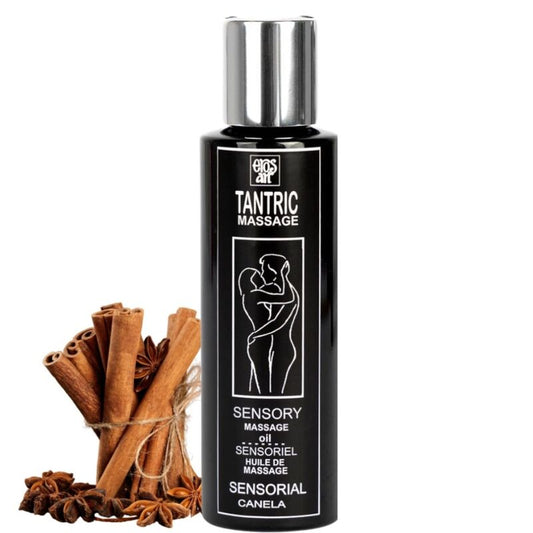 EROS-ART - ÓLEO DE MASSAGEM TÂNTRICA NATURAL E AFRODISÍACO CANELA 100 ML