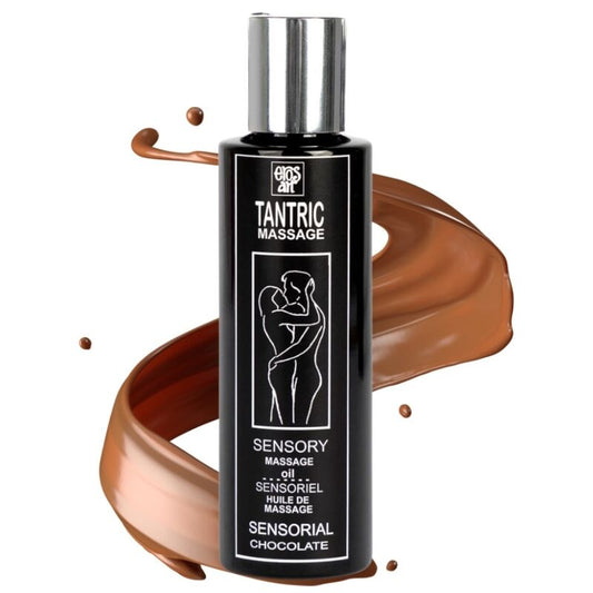 EROS-ART - ÓLEO DE MASSAGEM NATURAL TÂNTRICO E AFRODISÍACO DE CHOCOLATE 100 ML