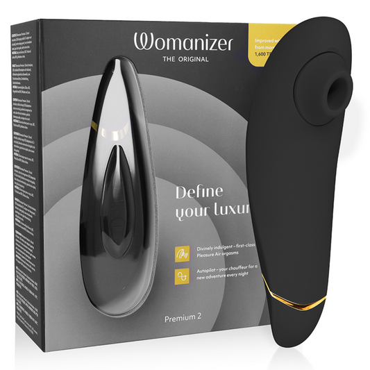 WOMANIZER - PREMIUM 2 ESTIMULADOR DE CLITÓRIS PRETO