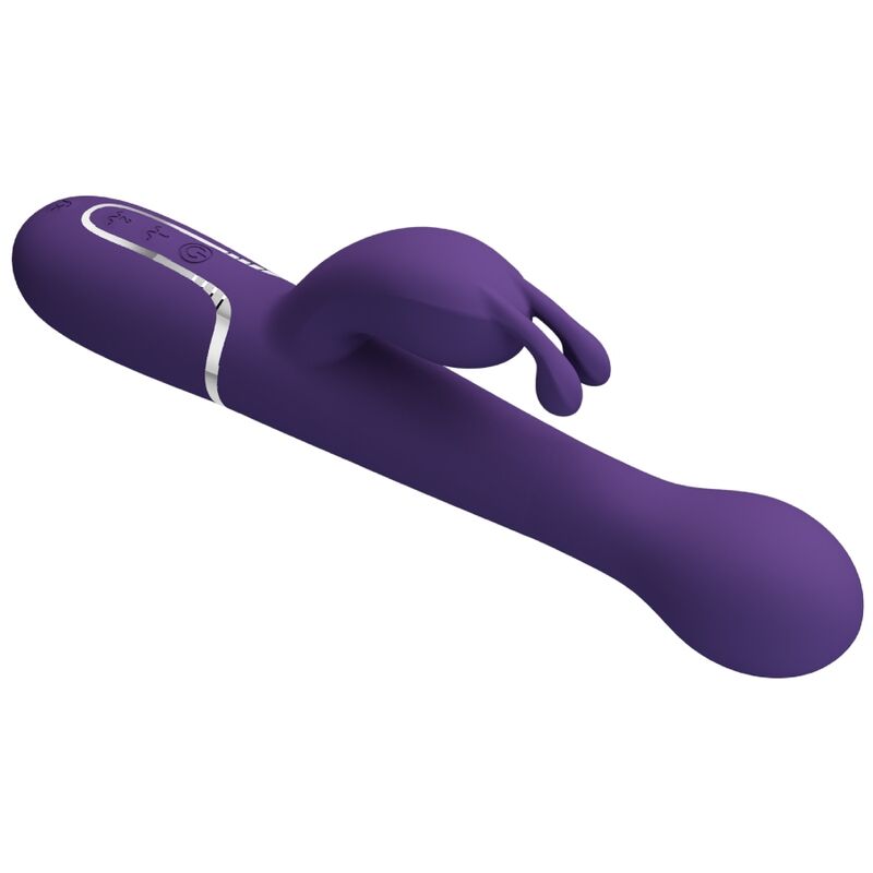 PRETTY LOVE - DEJON 3 IN 1 MULTIFUNCTION RABBIT VIBRATOR PURPLE