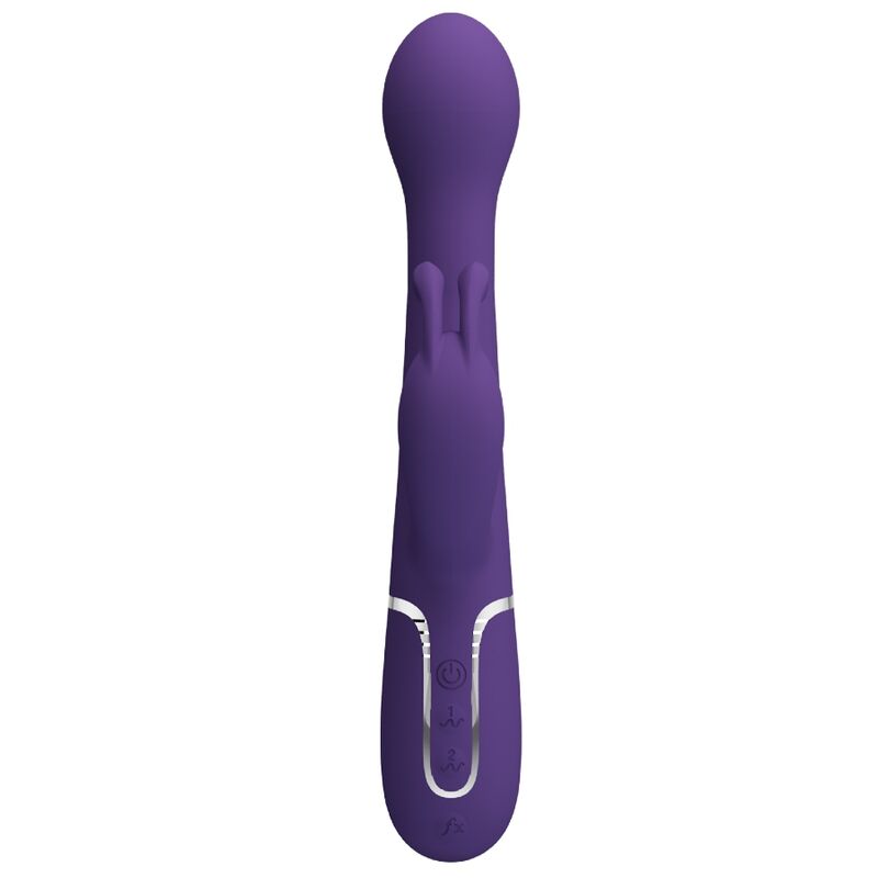 PRETTY LOVE - DEJON 3 IN 1 MULTIFUNCTION RABBIT VIBRATOR PURPLE