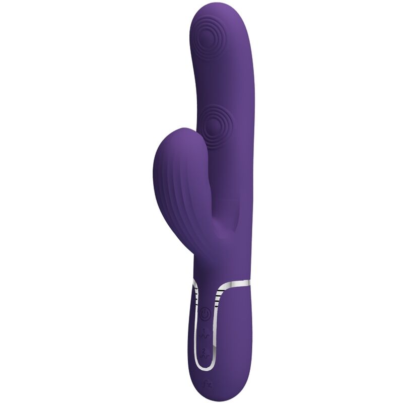 PRETTY LOVE - 3 IN 1 MULTIFUNCTION G-SPOT VIBRATOR PURPLE