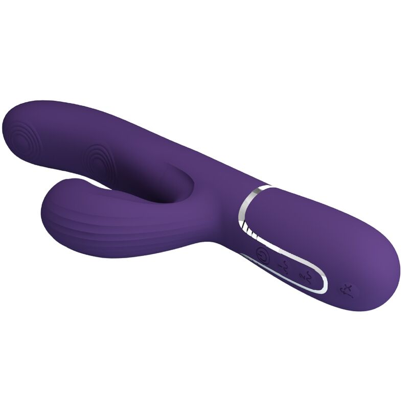 PRETTY LOVE - 3 IN 1 MULTIFUNCTION G-SPOT VIBRATOR PURPLE