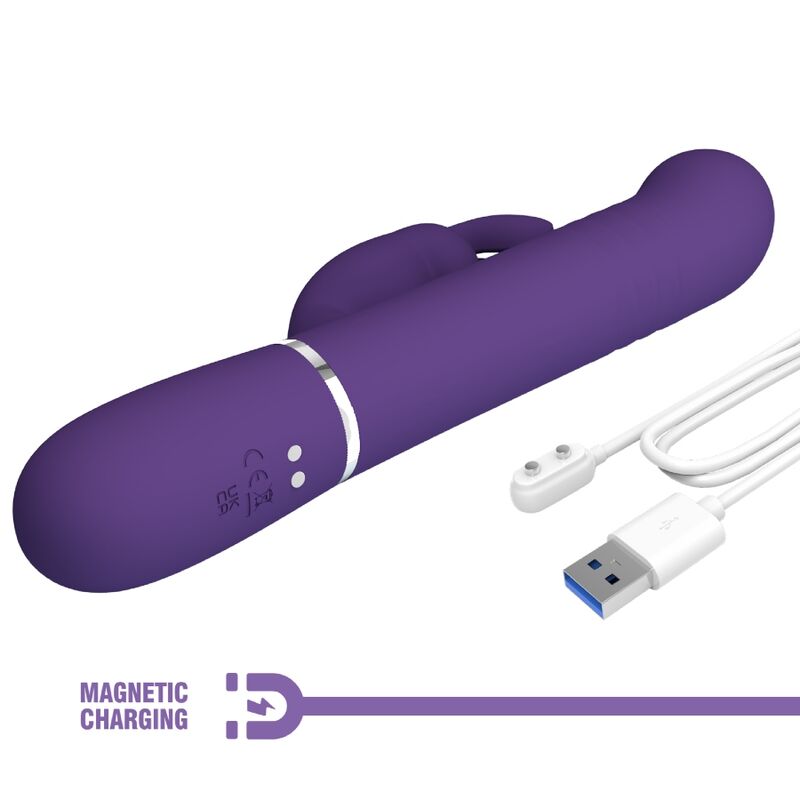 PRETTY LOVE - COALE VIBRATOR RABBIT 4 IN 1 PURPLE