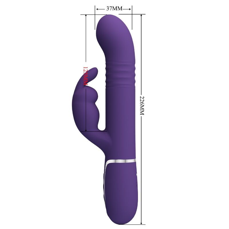 PRETTY LOVE - COALE VIBRATOR RABBIT 4 IN 1 PURPLE