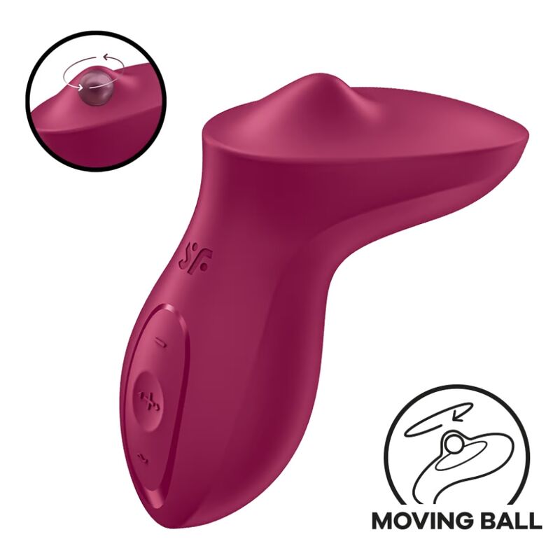 SATISFYER - EXCITERRR VIBRATOR LAY-ON CLITORIS BERRY