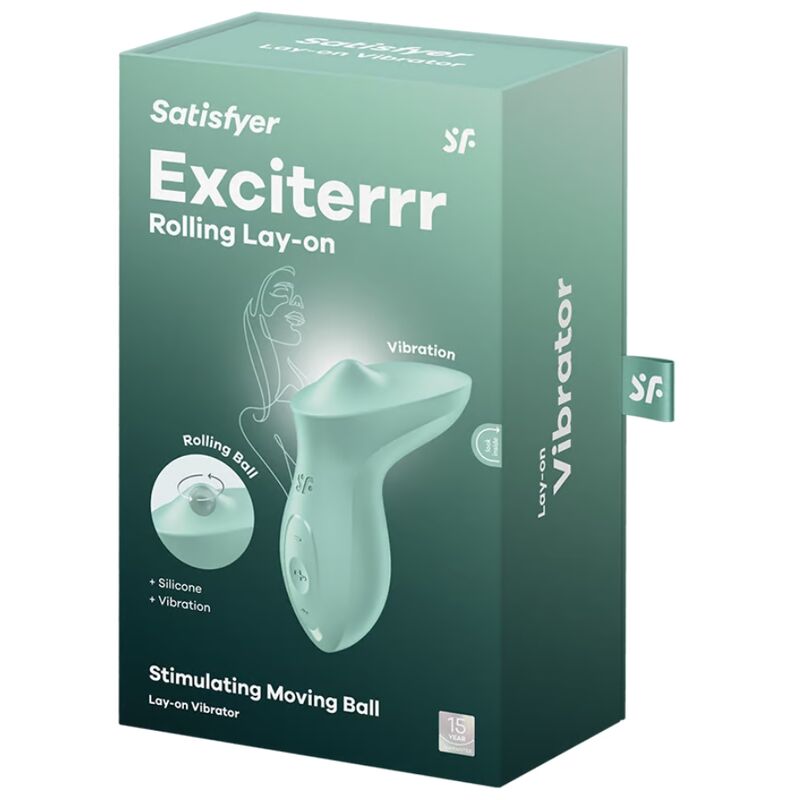 SATISFYER - EXCITERRR VIBRATOR LAY-ON CLITORIS MINT