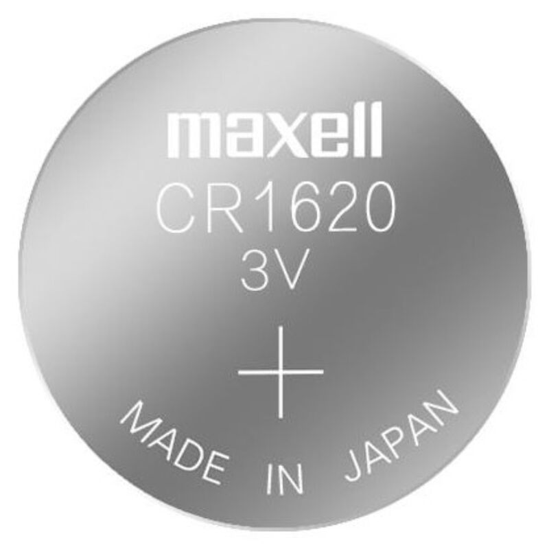 MAXELL - LITHIUM BUTTON BATTERY CR1620 3V BLISTER*5