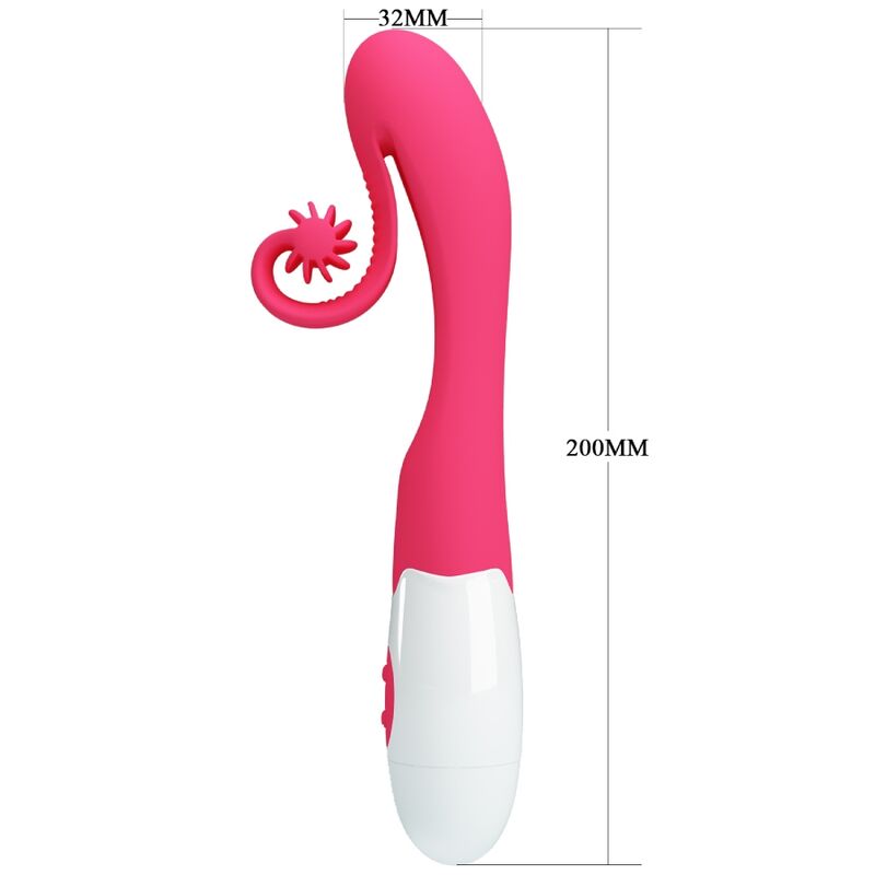 ROMANCE - VIBRADOR E ESTIMULADOR ROSA 30 VELOCIDADES