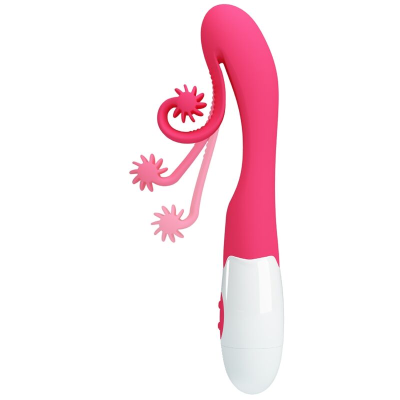 ROMANCE - VIBRADOR E ESTIMULADOR ROSA 30 VELOCIDADES