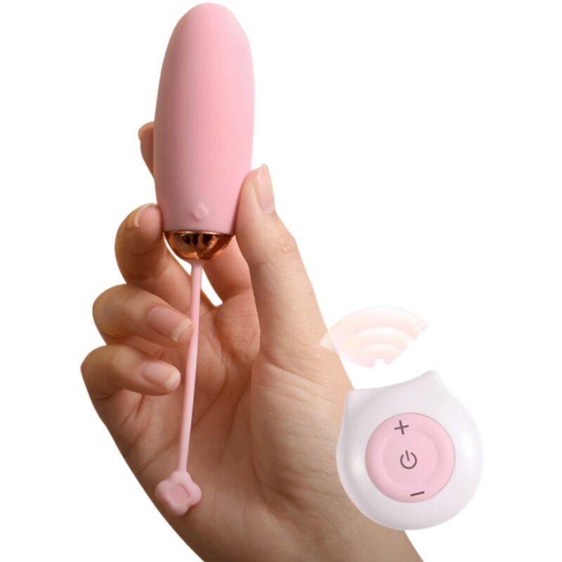 ARMONY - KITTY FUN OVO VIBRANTE CONTROLE REMOTO 10 VIBRAÇÕES ROSA